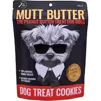 mutt butter dog treats peanut butter cookies