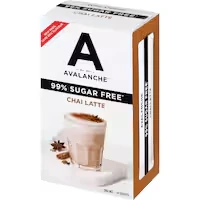 avalanche chai latte 99% sugar free