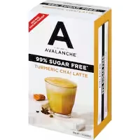 avalanche chai turmeric latte 99% sugar free