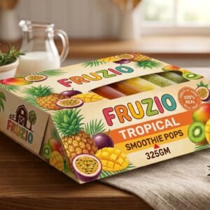 FRUZIO SMOOTHIE POPS TROPICAL 325GM